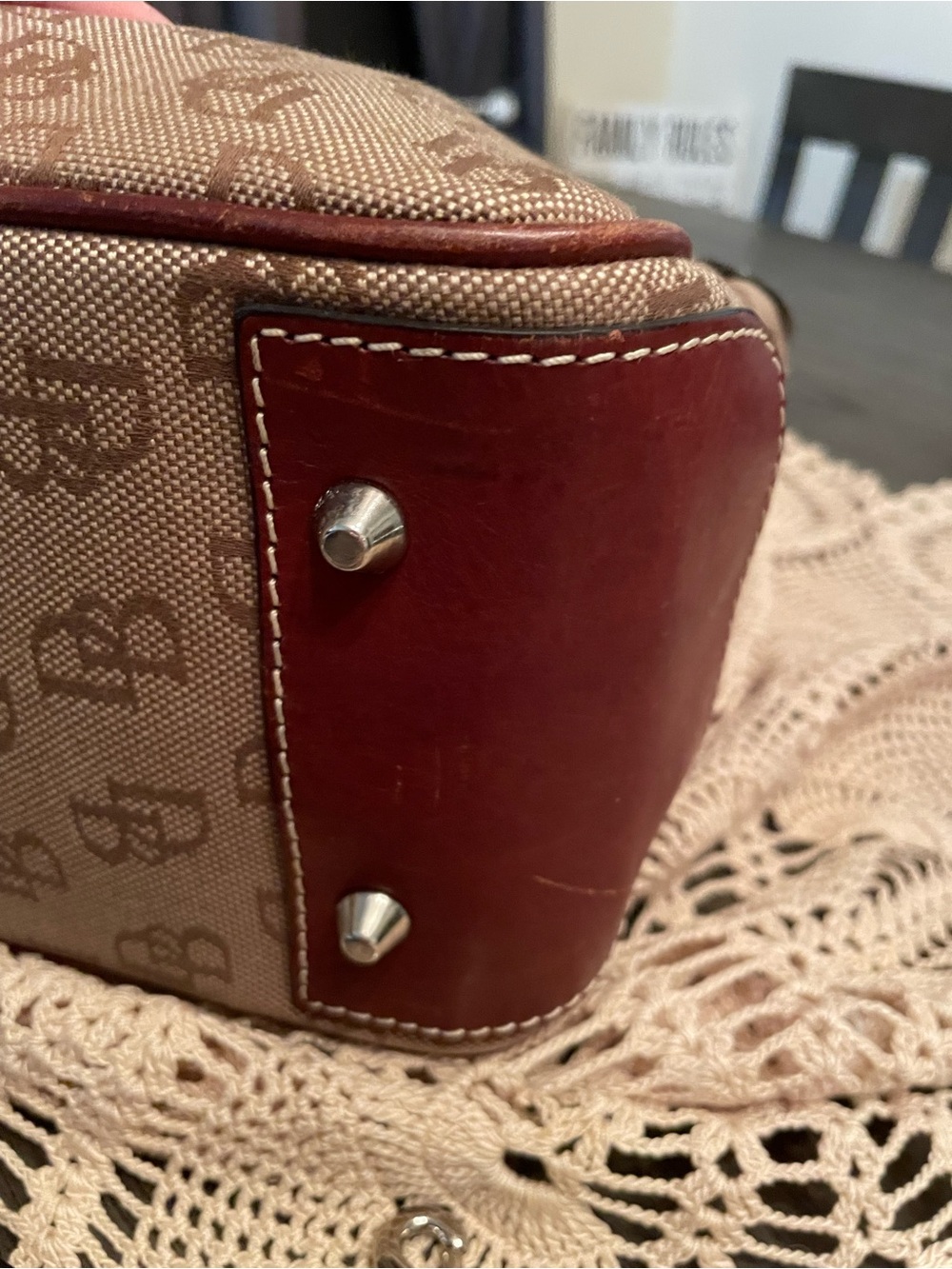 Dooney & Bourke Signature monogram satchel crossbody 🥳🥳❌❌ - Picture 7 of 12